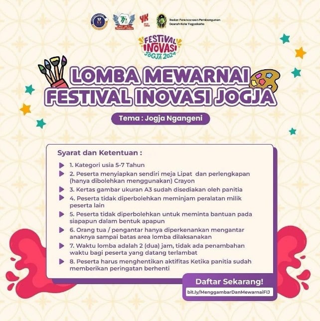 Festival Inovasi Jogja 2024 Lomba Mewarnai