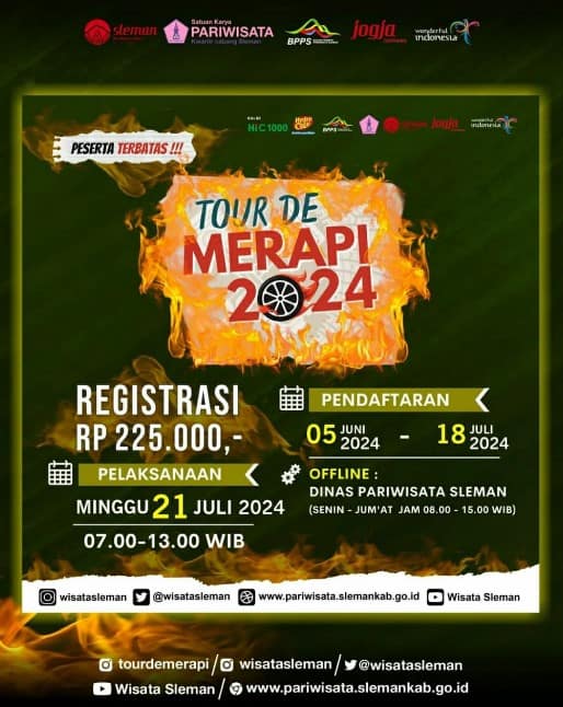 Tour de Merapi 2024, Liat Jadwal dan Cara Beli Tiketnya di Sini!