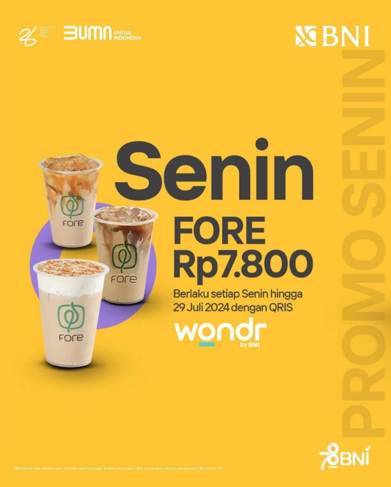 promo ngopi di Kopi Fore. Foto: instagram @diskondijogja