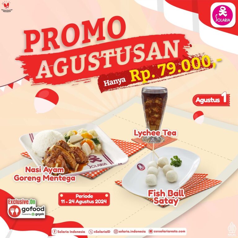 Promo Solaria Jogja Agustus 2024