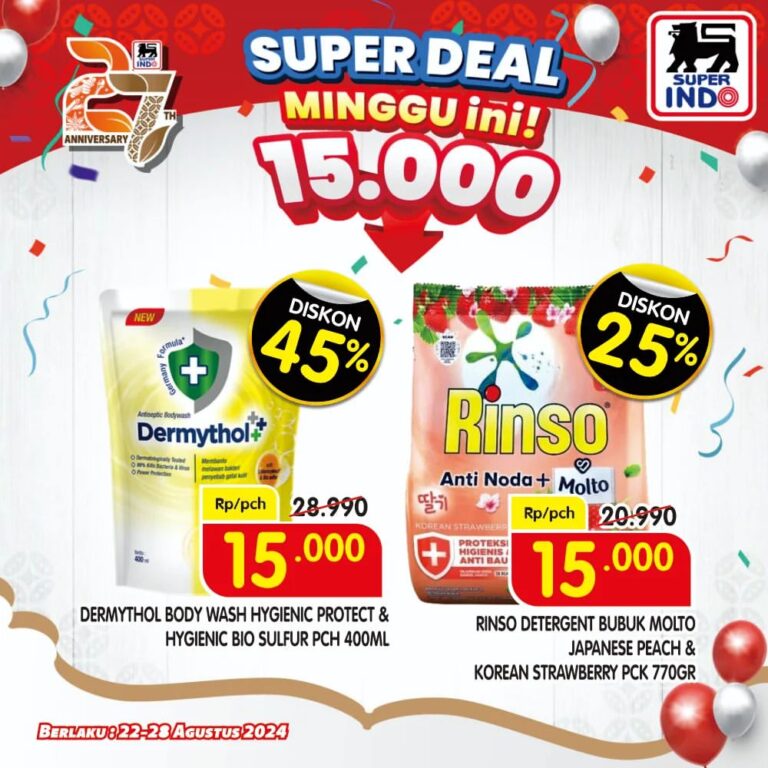 Promo Superindo Jogja Agustus 2024