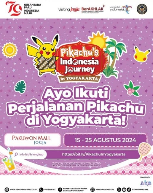 Pikachu’s Indonesia Journey in Yogyakarta