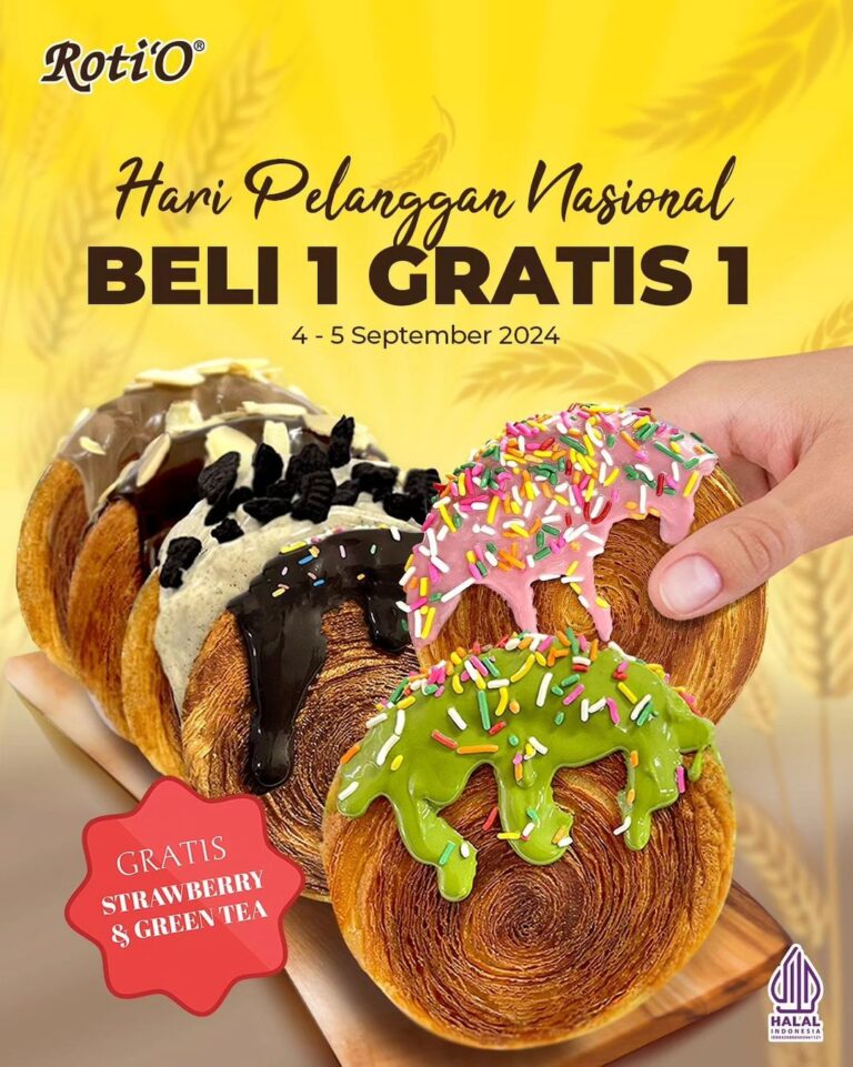Promo Kuliner Jogja Terbaru September 2024: Beli satu Gratis Satu di Roti O dan Makan Super Kenyang Rp 79 Ribu di Shaburi