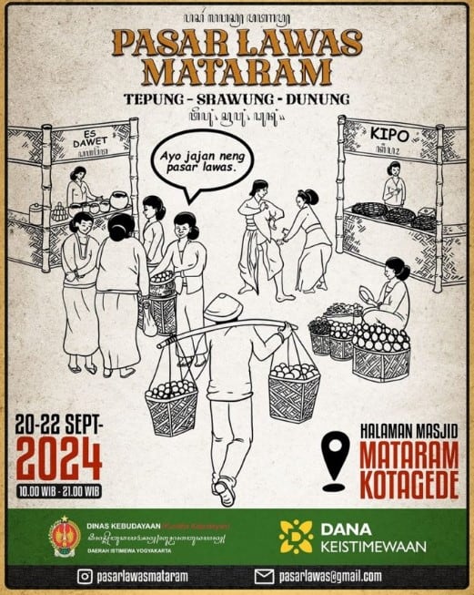 Pasar Lawas Mataram 2024