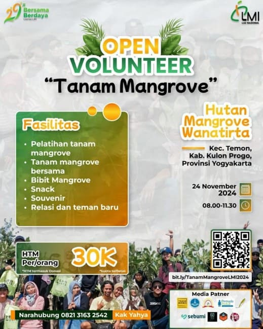 Open Volunteer Tanam Mangrove