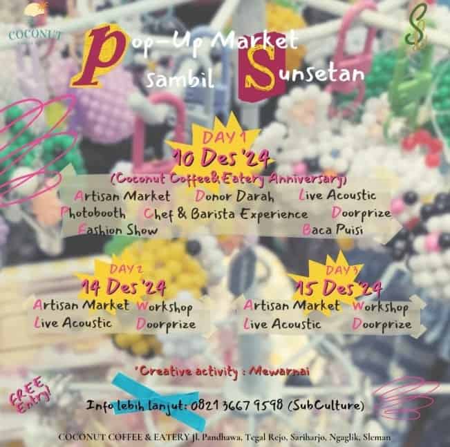 CREATIVE VIBES HANDCRAFT POP MARKET SubCulture