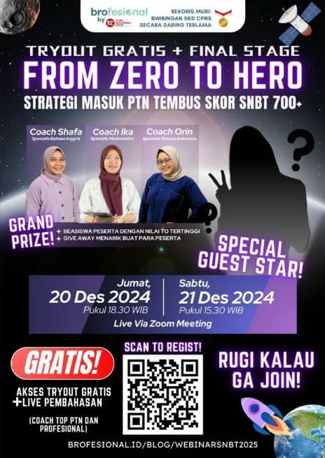 From Zero to Hero Strategi Masuk PTN Tembus Skor SNBT 700+