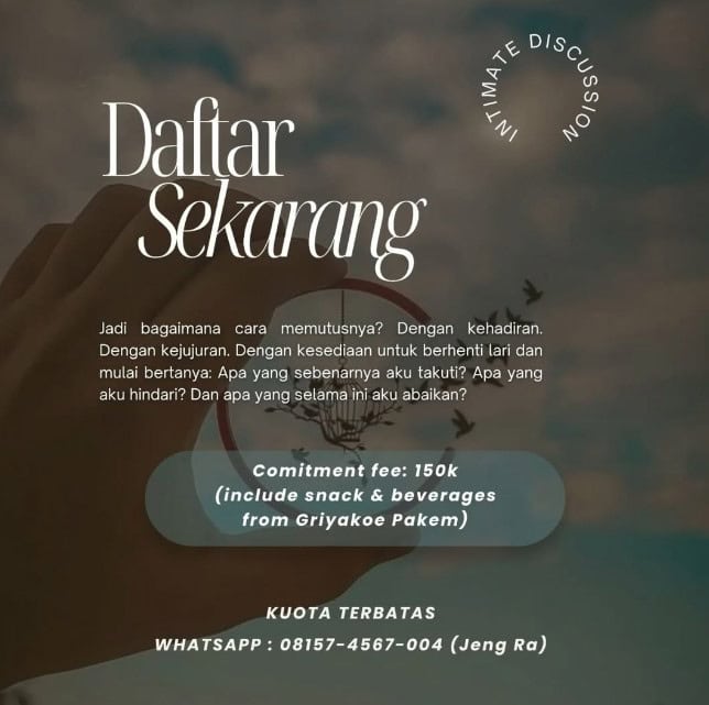 Intimate Discussion Bagaimana Cara Memutus Pola Berulang dalam Hidup 3