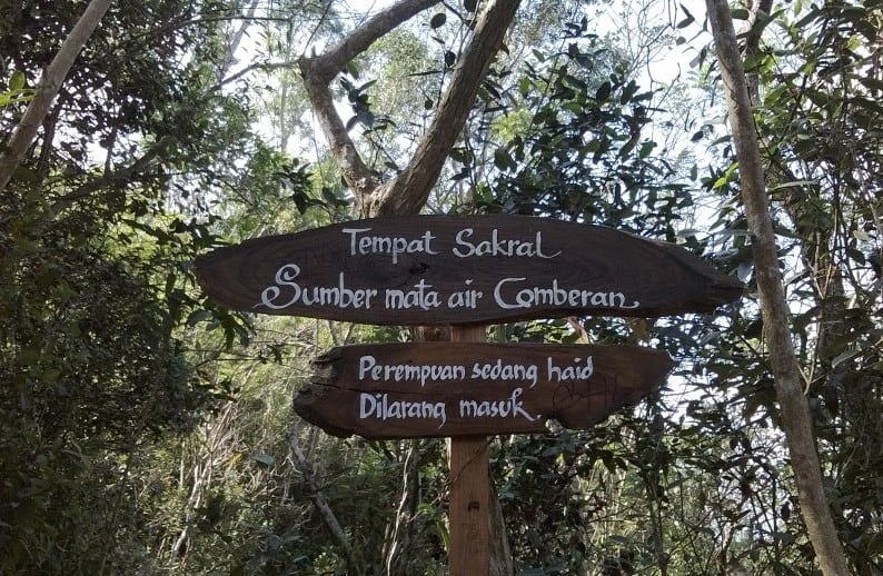 Wisata Sumber Mata Air Comberan Nglanggeran