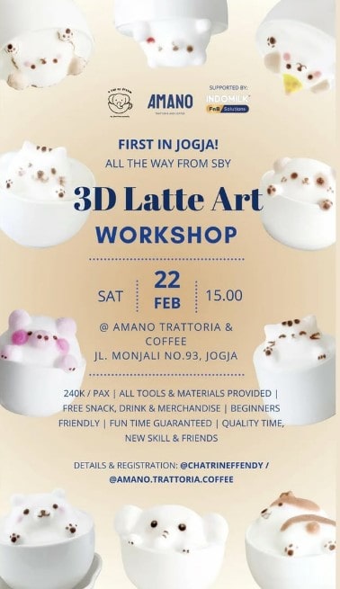 3D Latte Art Workshop