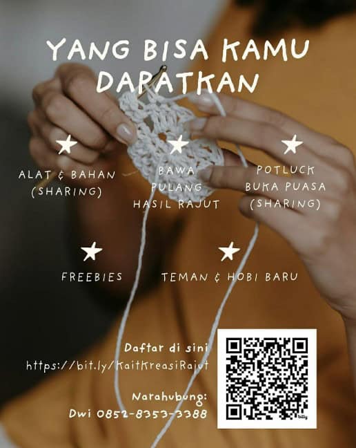 KREARTSI #1, Kait & Kreasi Mengenal Seni Rajut untuk Pemula 1