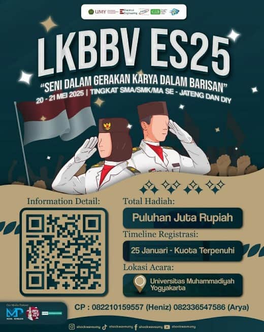 LKBBV ES25 Seni dalam Gerakan, Karya dalam Barisan