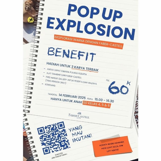 Pop Up Explosion Eksplorasi Warna dengan Faber-Castell!