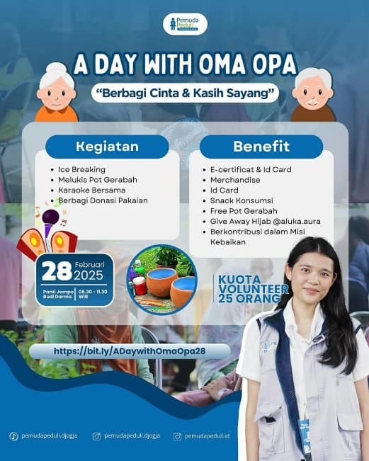 Voluntrip “A Day With Oma - Opa”, Berbagi Cinta & Kasih Sayang