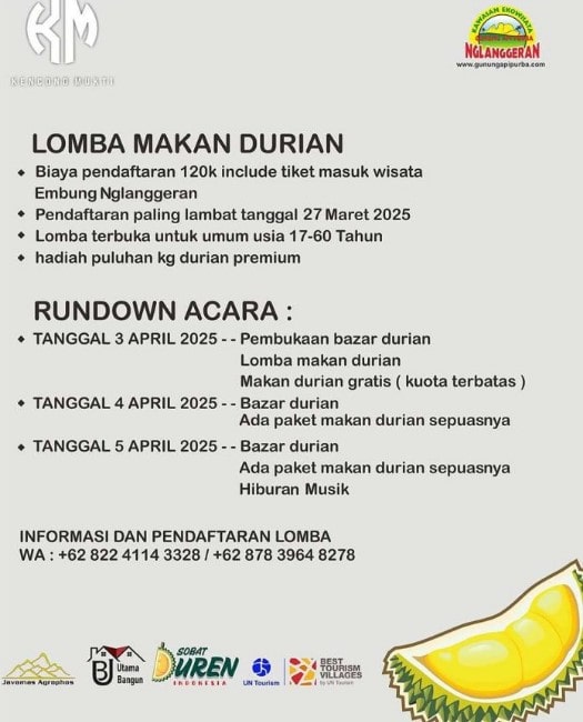 Bazar Durian Nglanggeran 1