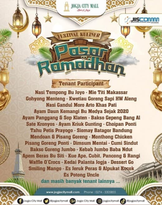 FESTIVAL KULINER – PASAR RAMADHAN Jogja City Mall