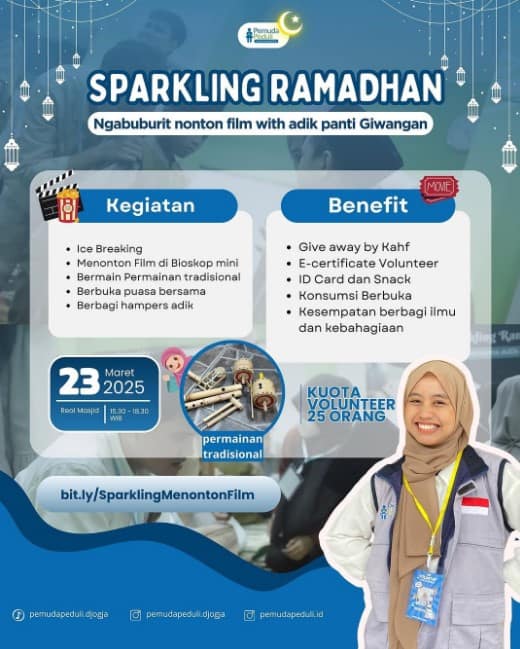 Voluntrip Sparkling Ngabuburit Nonton Film dan Berbuka Puasa Bersama Panti Giwangan