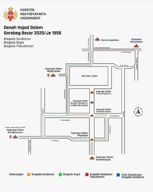Rangkaian Peringatan Iduladha 2025 Je 1958 Karaton Ngayogyakarta Hadiningrat 5