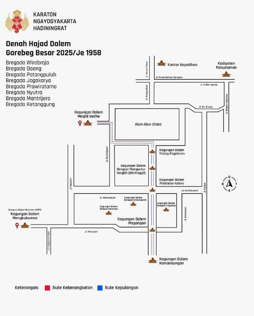 Rangkaian Peringatan Iduladha 2025 Je 1958 Karaton Ngayogyakarta Hadiningrat 6