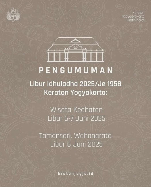 Rangkaian Peringatan Iduladha 2025 Je 1958 Karaton Ngayogyakarta Hadiningrat 8