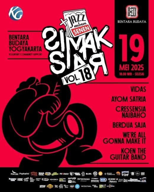 Simak Siar Vol 18 Jazz Mben Senen& Bentara Budaya Yk
