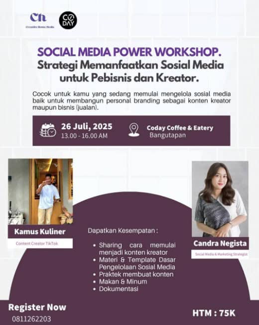 SOCIAL MEDIA POWER WORKSHOP